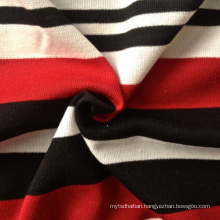 Poly/Rayon/Spandex Yarn Dyed Stripe Knitting Fabric Rib (QF13-0686)